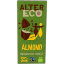 Alter Eco Alt Tummasuklaa manteli 100g