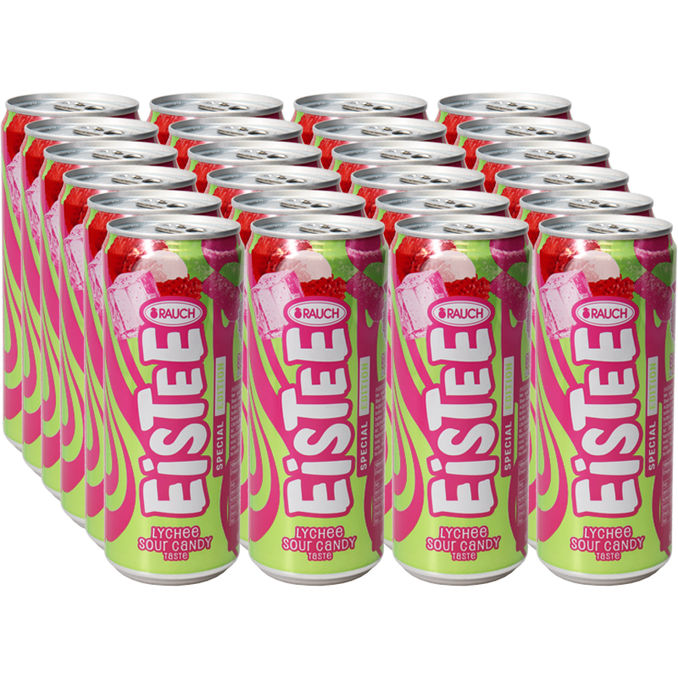 Rauch Eistee Lychee Sour Candy, 12er Pack (EINWEG) zzgl. Pfand