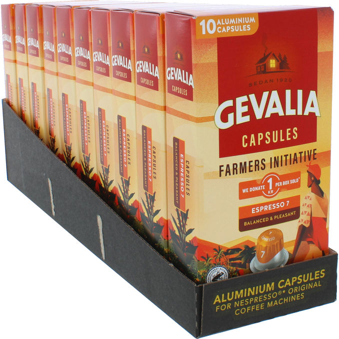 Läs mer om Gevalia Kaffekapslar Espresso 10-pack