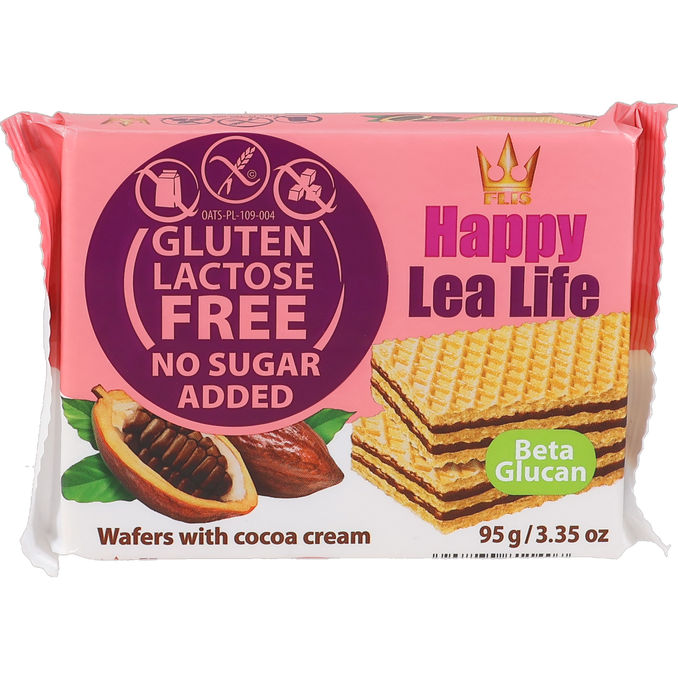 Lea Life Glutenfri Vafler m. Kakaocreme 95 g