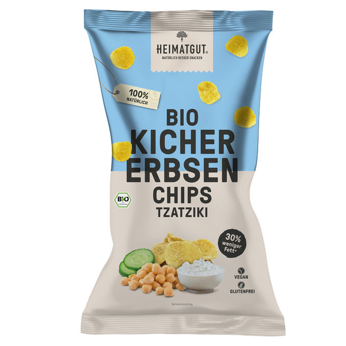 Heimatgut BIO Kichererbsen Chips Tzatziki