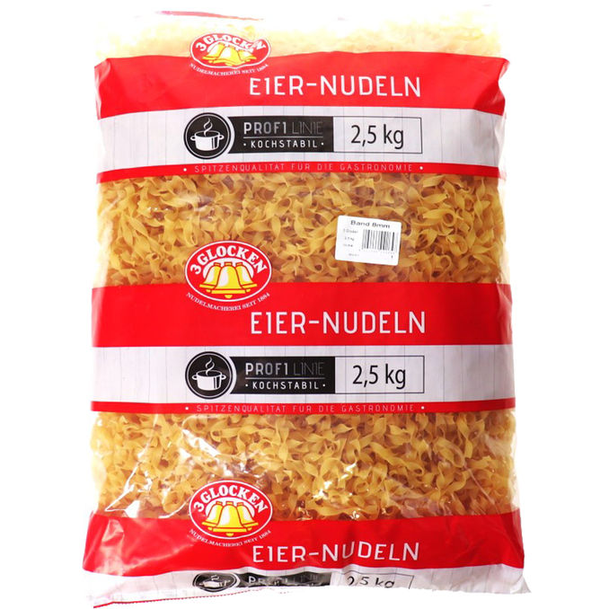 3 Glocken Eier-Nudeln