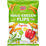Mindestens haltbar bis: 25.02.2026 XOX Mais-Erbsenflips Paprika