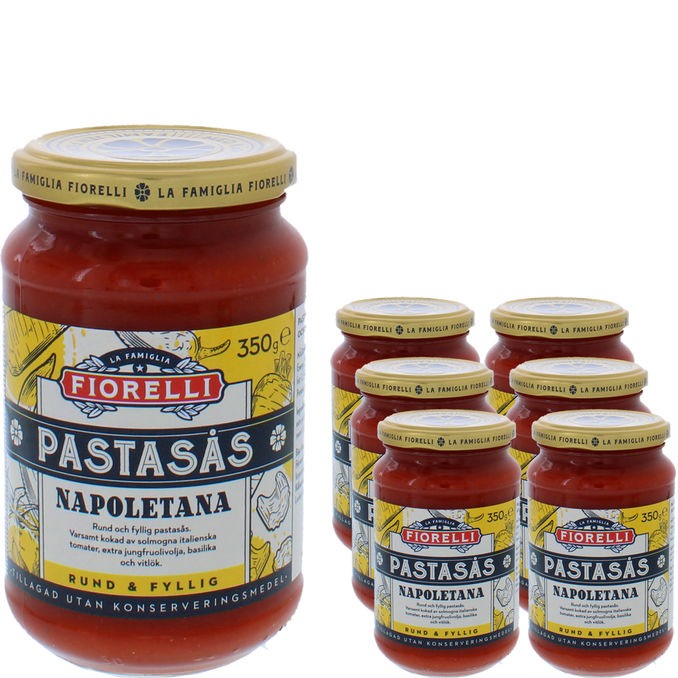 Fiorelli Pastasauce Napoletana 6-pak