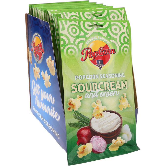 Sundlings Popcornkrydda Sourcream & Onion 16-pack