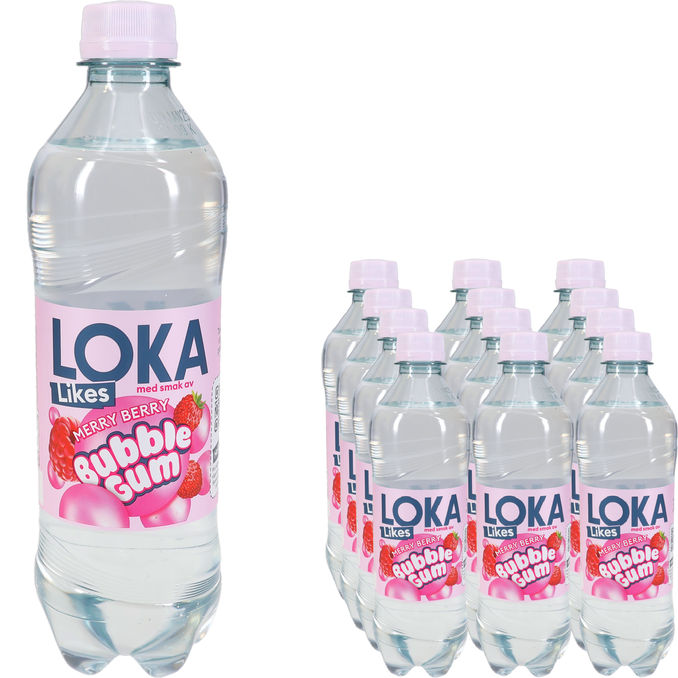 Loka Likes Merry Berry Bubble Gum 12-pack