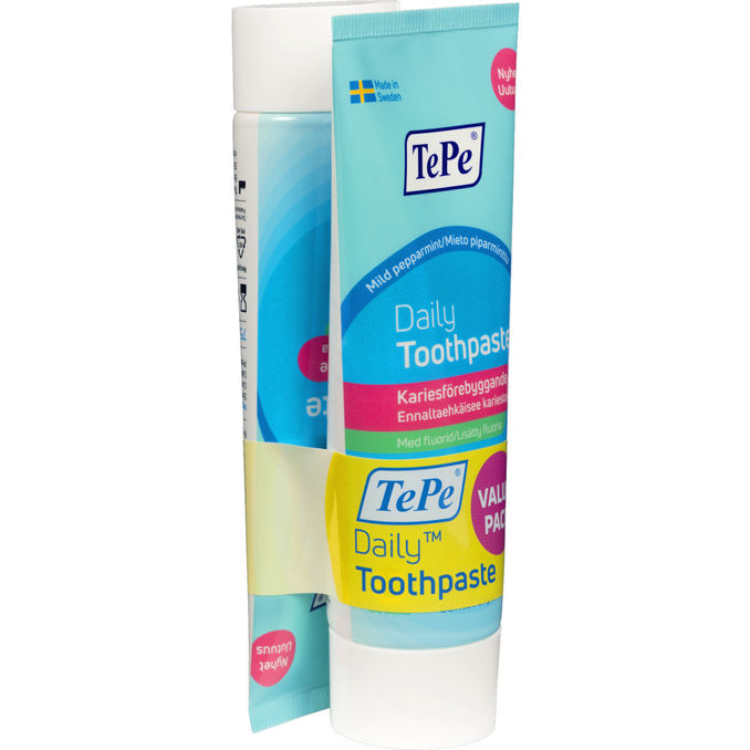 TePe Tandkräm Daily 2-pack