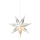 MARKSLÖJD MAR TILDE Pendant Star 45 White/Silver 1pcs