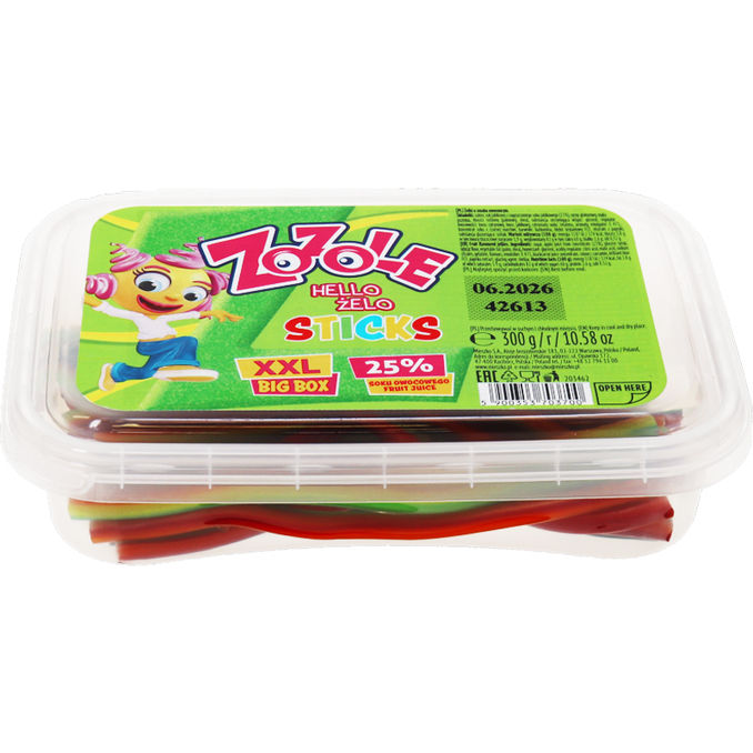 ZoZole Fruchtgummi Sticks Dose XXL