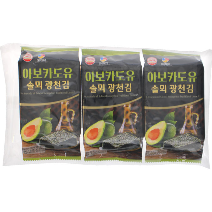 K-Fish Tang Snacks Avokadoolie 3-pak