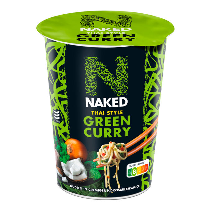 Naked Instantnudeln Thai Green Curry