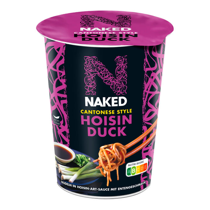 Naked Instantnudeln Cantonese Hoisin Duck