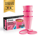 frats Trinkbecher selbstkühlend pink, 3er Pack