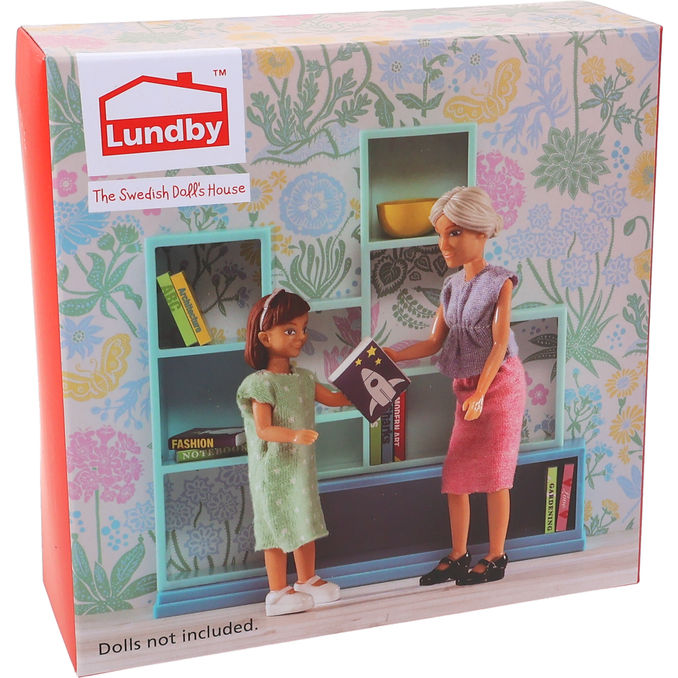 Lundby Kirjahyllysetti Nukkekotiin