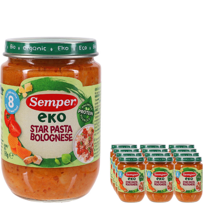 Semper Star Pasta Bolognese Luomu 12-pack