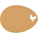 Noble House Nob PLACE MAT FELT CHICKEN, YELLOW 48 X 35 CM 1pcs