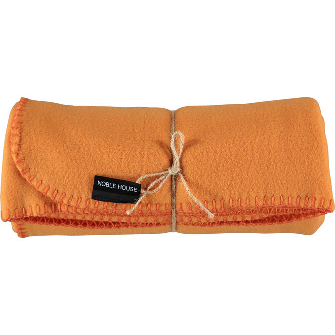 Noble House Plaid Fleece Orange