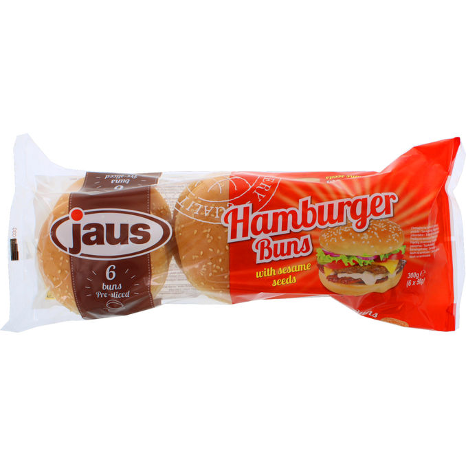 Jaus Hamburgerbrød Sesam 6-pak