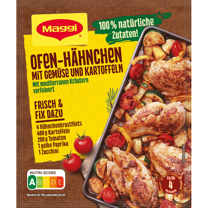 Maggi Gewürzmischung Ofen-Hähnchen