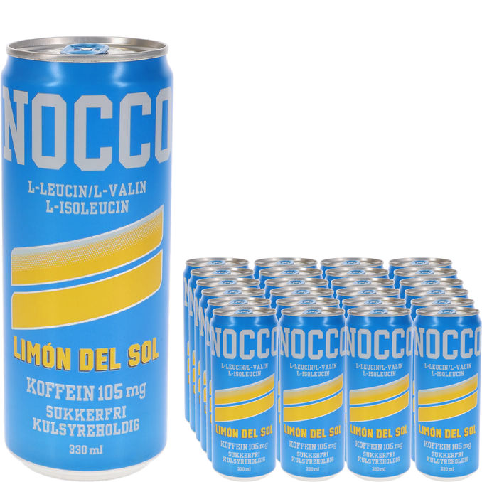 Nocco Energidrik Limón Del Sol 24-pak