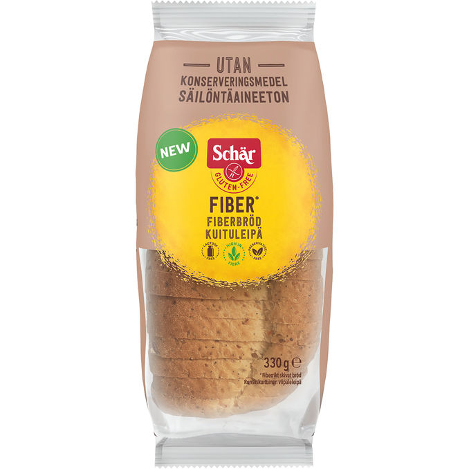 Läs mer om Schär 2 x Glutenfritt Fiberbröd