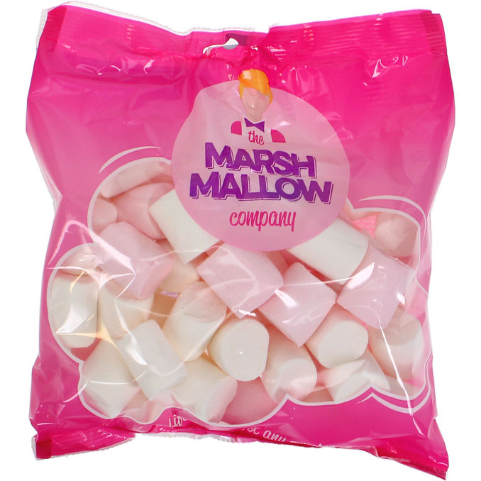 The Marshmallow Company Vaahtokarkki Vaaleanpuinainen & Valkoinen