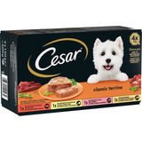 Cesar Hundevådfoder Classic Terrine 4-pak