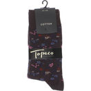 Topeco Top SOCK TIBBARP, COTTON, BROWN 1pcs