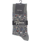 Topeco Top SOCK TIBBARP, COTTON, CASTOR GREEN 1pcs