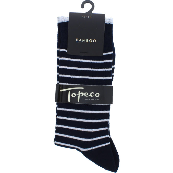 Topeco Strumpor Bambu Borimir Navy Blue Stl 41-45