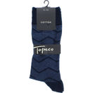 Topeco Top SOCK ZIGIZMUND, COTTON, NAVY BLUE 1pcs