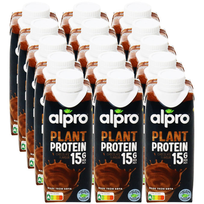 ALPRO Proteindrink Vegan Schokolade, 15er Pack