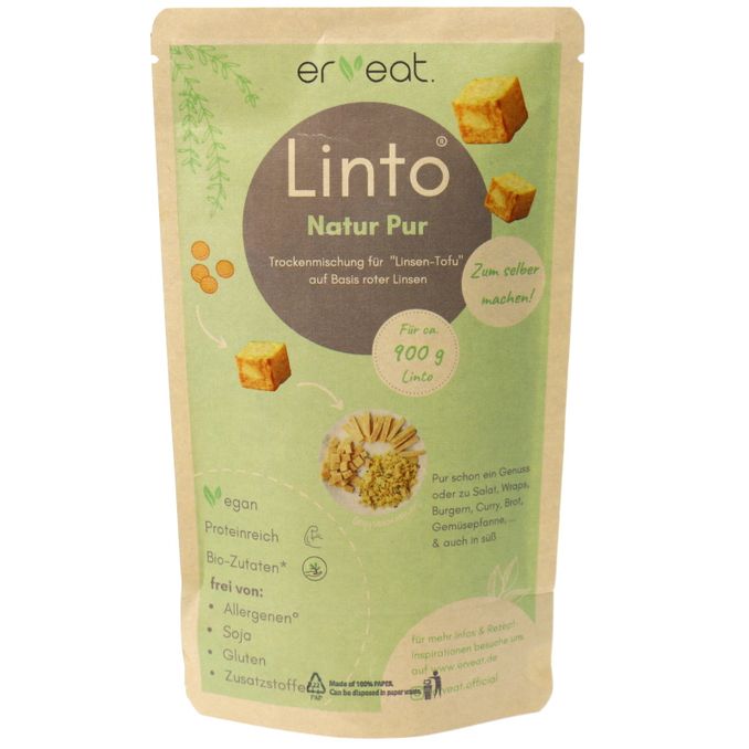 erveat. Linto Natur Pur Tofu Mischung, 250g