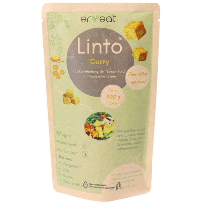 erveat. Linto Curry Tofu Mischung, 250g