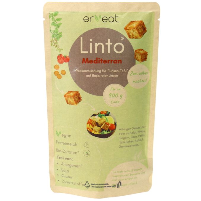 erveat. Linto Mediterran Tofu Mischung, 250g