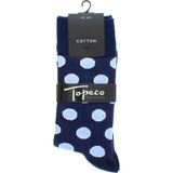 Topeco Top SOCK KVINNABOSKE, COTTON, LIGHT BLUE 1pcs