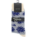 Topeco Strumpor Bomull Palms Winter White Stl 41-45