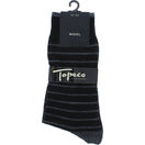 Topeco Top SOCK PATTERN, WOOL, BLACK 1pcs