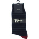 Topeco Top SOCK PATTERN, WOOL, NAVY 1pcs