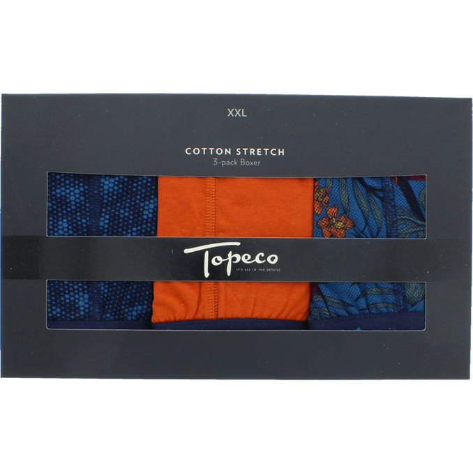Topeco Boxer Kalsonger Mixed Orange 3-pack Stl XXL