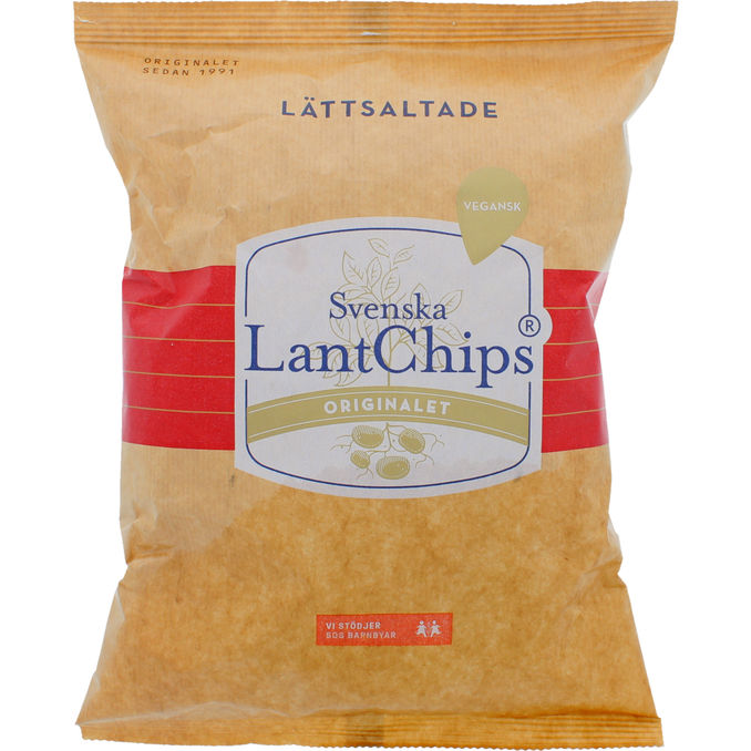 Lantchips Chips Lättsaltade 