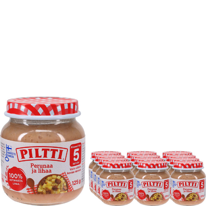 Piltti Lastenateria Perunaa & Lihaa 12-pack