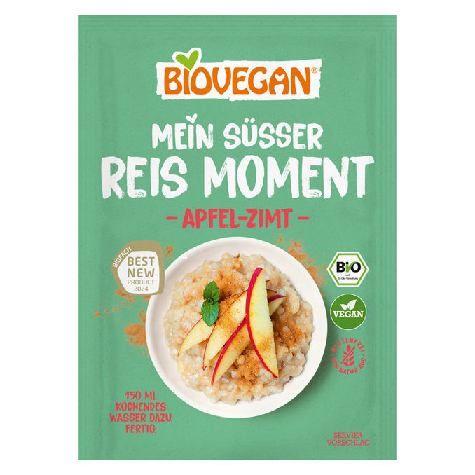 Biovegan BIO Reis-Dessert Apfel-Zimt