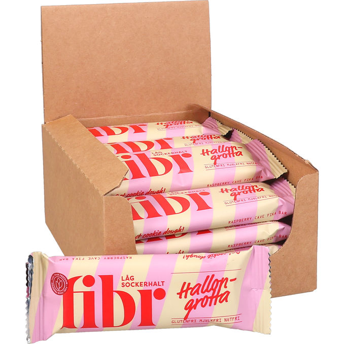 Fibr Energibar Hallongrotta 20-pack