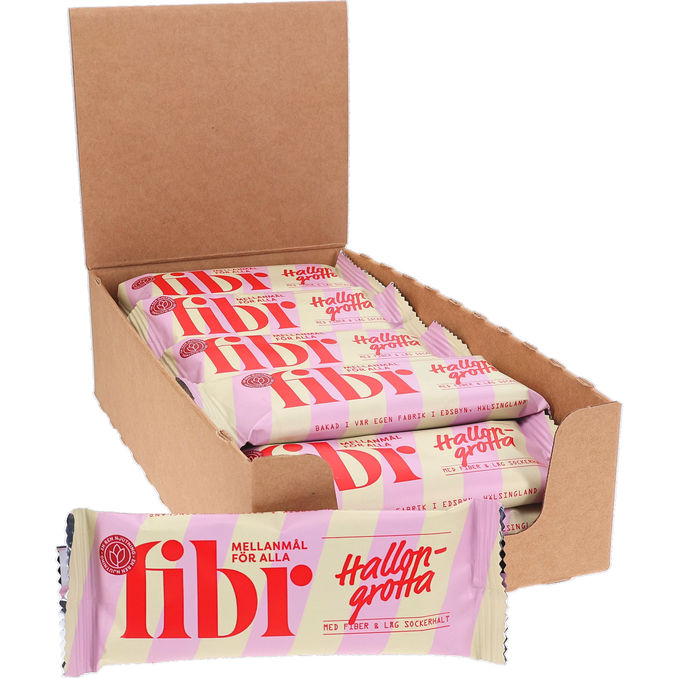 Fibr Energibar Hallongrotta 20-pack