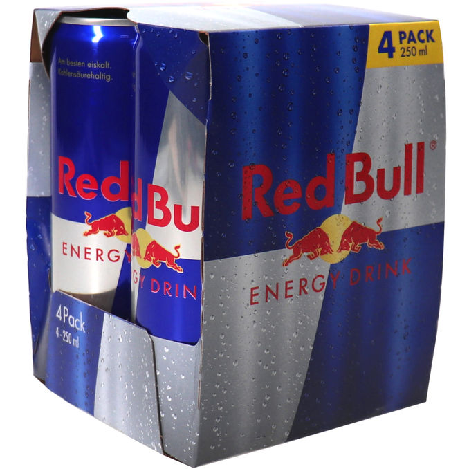 Red Bull Original, 4er Pack (EINWEG) zzgl. Pfand