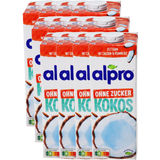 ALPRO Kokosdrink ohne Zucker, 12er Pack