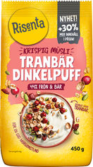 Risenta Krispig Müsli Tranbär Dinkelpuff