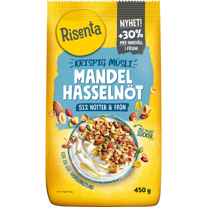 Risenta Müsli Mandel & Hasselnød