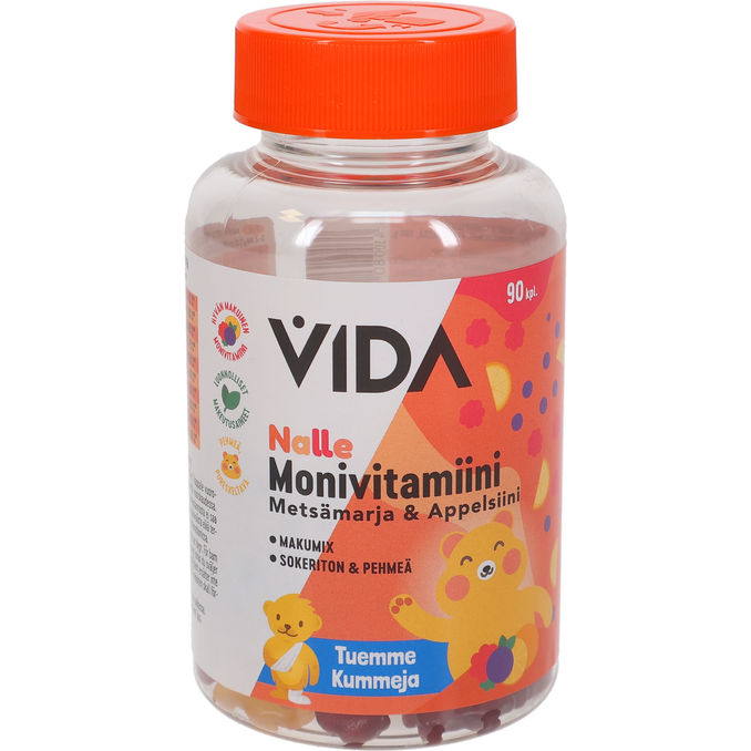 Vida Gummies Multivitamin Vilde Bær & Appelsin Børn